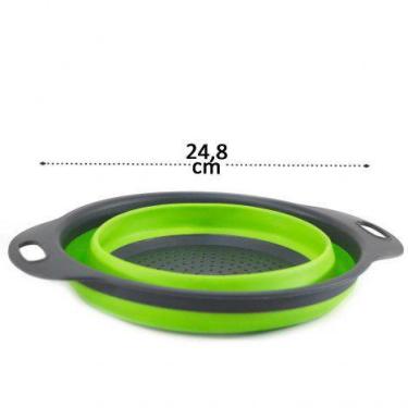 Imagem de Escorredor de Alimentos de Plastico Retratil P - Top Chef