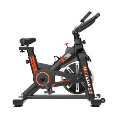 Imagem de Bike Spinning Lidak X S300 - Banco Com Mola Bicicleta Fitness, Laranja