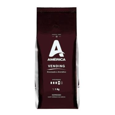 Imagem de Café Torrado Em Grãos América Vending 1Kg - America