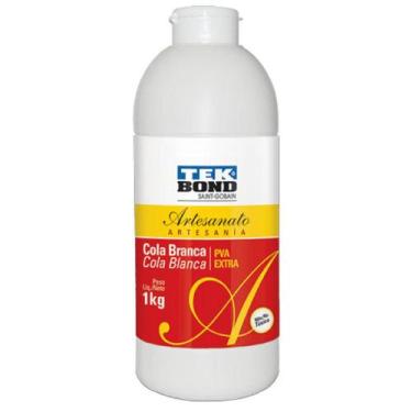 Imagem de Cola Branca Pva Extra Forte Tekbond Artesanato 1 Kg - tek bond