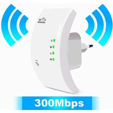 Imagem de Amplificador Sinal de Internet Repetidor Wifi 300mbps Extensor de Rede