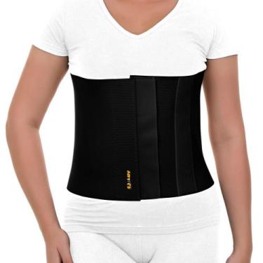 Imagem de Faixa Torácica Elástica Cinta Costela 25cm Preto Artipé - Artipe, M