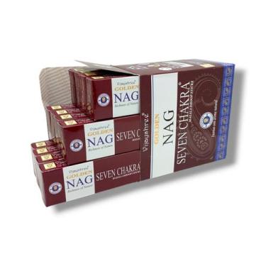 Imagem de Incenso Golden Nag Dhoop Tibetano sem vareta Caixa Fechada - escolha o