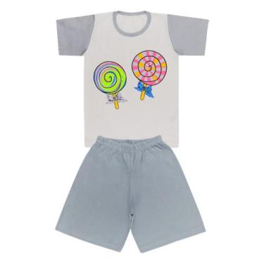 Imagem de Pijama Blusa de Pirulito e Short - Big Bless, 12