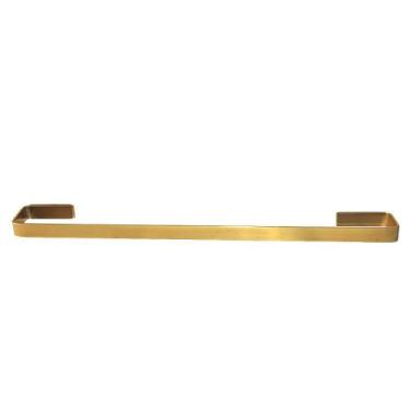 Imagem de Porta Toalha de Banho Chapa Grossa Dourado - Montelar Acabamentos