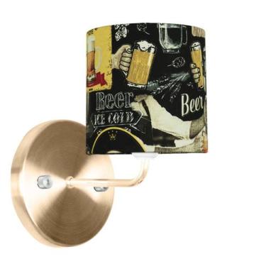 Imagem de Arandela New Cobre De Cupula Cilíndrica Bar - MARRYLUZ