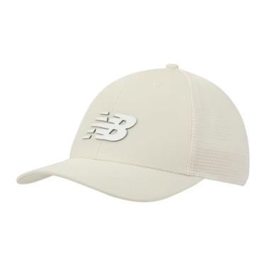 Imagem de New Balance Boné de caminhoneiro adulto unissex com 6 painéis, leve, elástico, elástico, para corrida, Arena, Tamanho Único