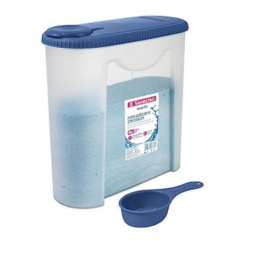 Imagem de Sanremo - Porta Sabão em Pó Plástico com Tampa, Capacidade de 1kg, Linha Hydrus