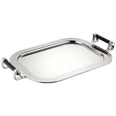 Imagem de Bandeja Oblonga com Alça de Madeira - St James