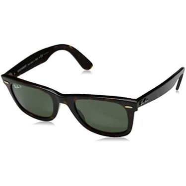 Imagem de Ray-Ban Óculos de sol RB2140 Original Wayfarer, Tartaruga/verde, 50 mm