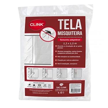 Imagem de Tela Mosquiteiro para janela 1,3 x 1,5 Clink