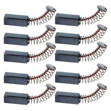 Imagem de 10 Carvão Escova Motor Máq Costurar Saco Sacaria Rafia Gk26 - Evolvere