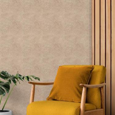 Imagem de Papel de Parede Adesivo Vinil Cimento Queimado Areia - Leliz Papers 