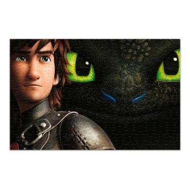 Imagem de Quebra Cabeça Como Treinar Seu Dragao 60 Peças - Pomps Geek