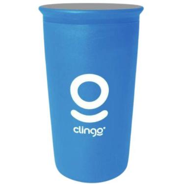 Imagem de Copo Magico 360 Colors Azul Infantil Bebe Qualidade Clingo Cor Azul-cl