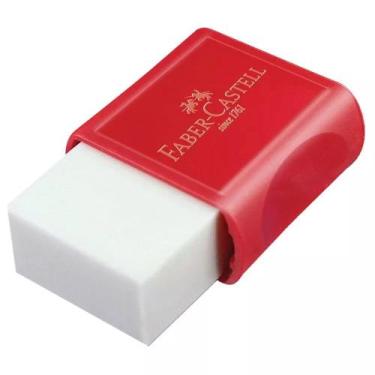Imagem de Borracha Branca Pequena Com Capa - Faber Castell