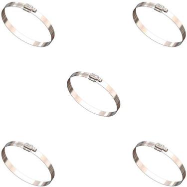 Imagem de Kit 5 Abraçadeira Aço Inox Flexil Suprens 64x83 3 1/4"