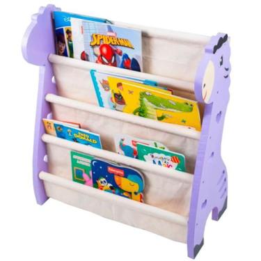 Imagem de Rack Para Livros Infantil, Standbook Montessoriano Safári - Curumim Ki