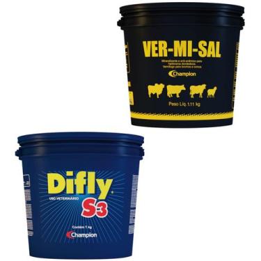 Imagem de Kit Original Difly S3 1kg + Vermisal 1,110gr Champion