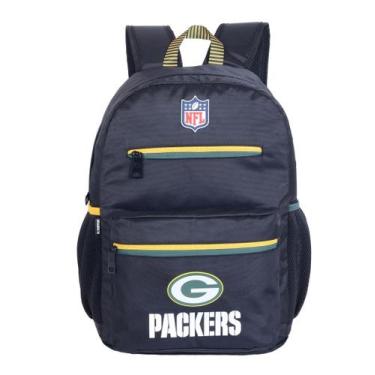 Imagem de Mochila Esportiva Escolar Nfl Futebol  Americano Packers Oficial - Xer