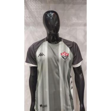 Imagem de Camisa Vitória Oficial Kappa Goleiro Cinza III 19/20, P