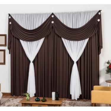 Imagem de Cortina Malha Gel Para Sala/quarto DE 3 Metros Jéssica - FELIPE ENXOVA