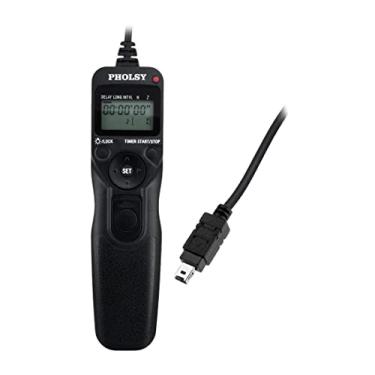 Imagem de PHOLSY Cabo de controle remoto com temporizador N10 com intervalômetro para Nikon Z5, Z7-II, Z6, Z6-II, D750, D780, D7500, D7200, D7000, D5600, D5500, D5300, D3300, D610, D90, P77000, P7800 0, P950