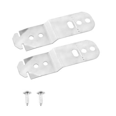 Imagem de YHXiXi 2 peças de substituição de suporte de bancada para lava-louças 628371 AH3478789 EA347878 AP4538351 605007 00605007, com parafusos