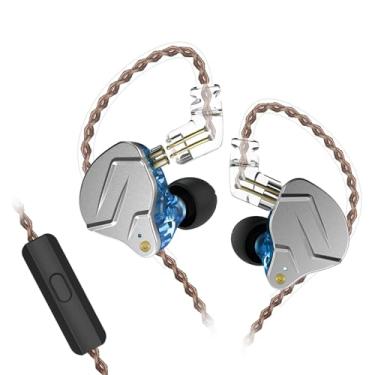 Imagem de FEDAI KZ ZSN Pro IEM in Ear Monitores, Fones de ouvido HiFi com fio com driver duplo híbrido 1BA 1DD Fones de ouvido intra-auriculares de alta fidelidade para músicos, cabo removível para fones de