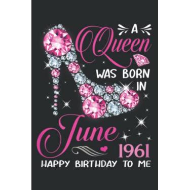 Imagem de S Are Born in June 1961 S 60Th Birthday for Girl Meme: DOG JOURNAL - 6" x 9", 110 Pages: Lined Journal & Diary for Writing & Notes for Girls and Women, Memo Diary Subject Notebooks Planner.