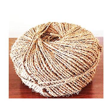 Imagem de Cordão orgânico para jardim feito de fibra de coco 100% natural, peso por carretel pesa 1,8 kg, e comprimento é + 2,2 m, da nossa própria produção.