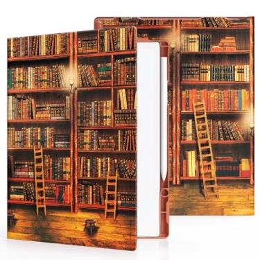 Imagem de E NET-CASE Capa para tablet Remarkable 2 de 10,3 polegadas, design fólio fino e leve, capa para notáveis 2 papéis digitais com porta-lápis