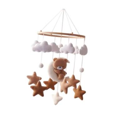Imagem de simhoa Móvel de Berço para Bebê, Brinquedo Pendurado, Decoração de Quarto Infantil, Acessórios Fotográficos, Item Sensorial, Urso, Tamanho real