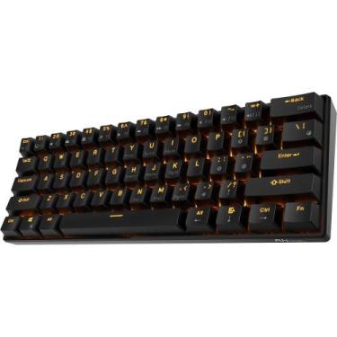 Imagem de Teclado Mecanico Royal Kludge RK61 60% Wireless Switch Brown, preto