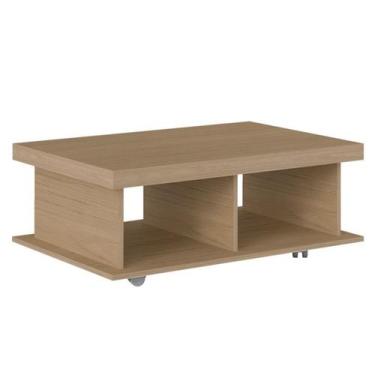Imagem de Mesa de Centro Para Sala 90 cm 4295 Carvalho ARLY - Milani Store, Carv