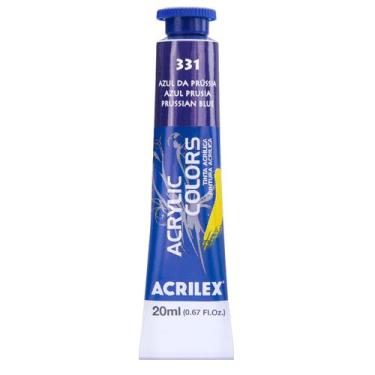 Imagem de Tinta Acrylic Colors Acrilex 20ml 331 Azul da Prússia, 331 - AZUL PRUS