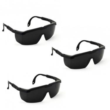 Imagem de Kit de 2 unid OCULOS DE SEGURANCA RJ POLI-FERR  C.A  34.082, Cinza