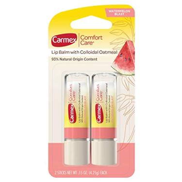 Imagem de Carmex Comfort Care Lip Balm Stick with Colloidal Oatmeal in Watermelon Blast - 0.15 OZ, 2 Count