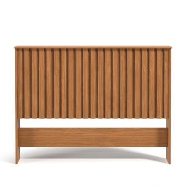 Imagem de Cabeceira Ripado Casal Detroit 1.40 Nature - Tebarrot Móveis