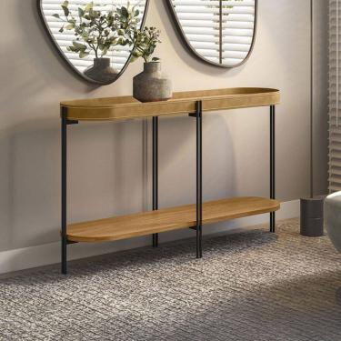 Imagem de Aparador Mônaco Natural/Tauari Fosco - Linea Brasil