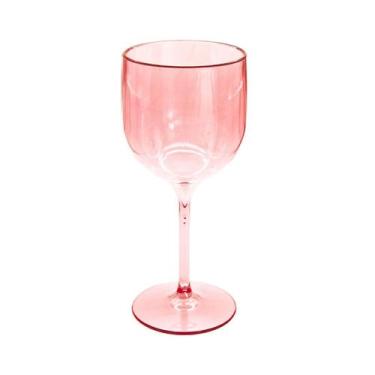Imagem de Kit 20 Taças De Vinho De Acrílico Cristal 260ml Festas Aniversario Nat