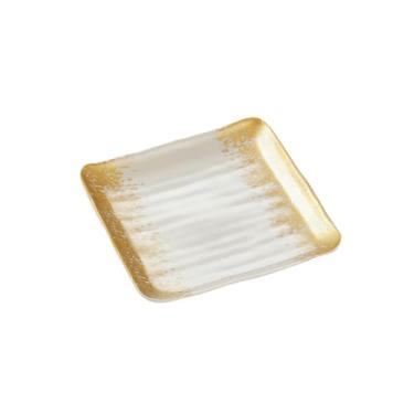 Imagem de Prato retangular de restaurante de churrasco, prato de acompanhamento de restaurante de porcelana imitação-G416930