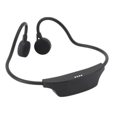Imagem de Fones de ouvido de condução óssea, IPX8 à prova d'água, com 16 GB de armazenamento Bluetooth MP3 em fones de ouvido esportivos abertos, com longo tempo de espera e som imersivo