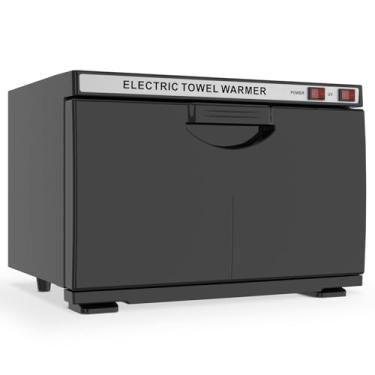 Imagem de StateRiver Aquecedor de toalhas, aquecedor de toalha quente profissional de 16 L, uso para spa, massagem, salão, barbeiro e casa - preto