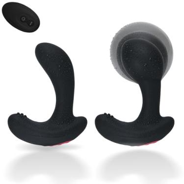 Imagem de Massageador de próstata inflável/anal vibratório automático com 10 modos de vibração para homens, brinquedos sexuais de treinamento com dilatador anal, vibrador, brinquedos sexuais para mulheres, brinquedos sexuais anais para prazer LGBT