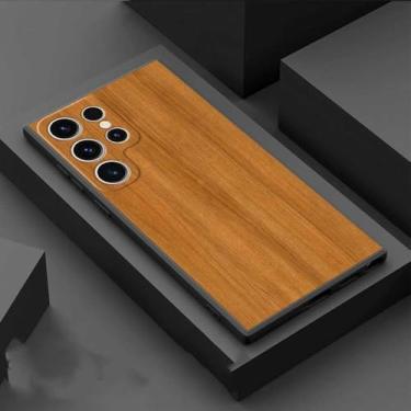 Imagem de Capa de telefone metálica de grão liso marrom para Samsung Galaxy S22 Note 20 Ultra S23 S21 S20 FE S10 S10E Capas de silicone, B02, para Samsung S23 5G