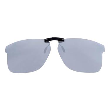 Imagem de Óculos de sol polarizados CLIP-ON para Oakley Ox8156 Holbrook Rx, Prata, 56 X 18