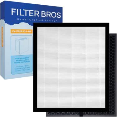 Imagem de Filter Bros LV-PUR131-RF HEPA + conjunto de filtros de substituição de carbono serve para LEVOIT PUR131