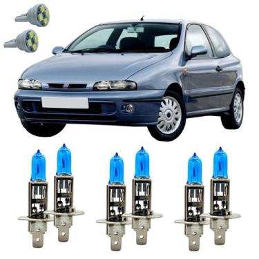 Imagem de Kit Lampadas Super Branca 8500k Marea Todos + Led T10 - Cinoy/Qualyten