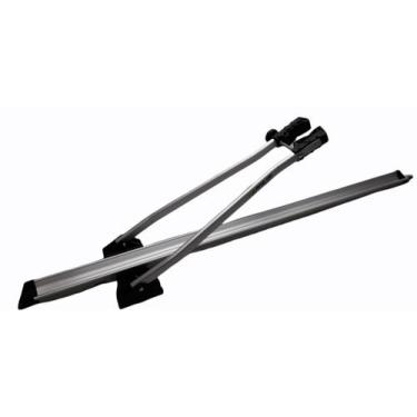 Imagem de Transbike Alumínio Suporte De Teto Calha Transporte Bike Cor Prateada 